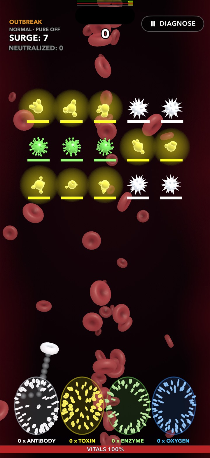 ViroFlick — Outbreak case gameplay